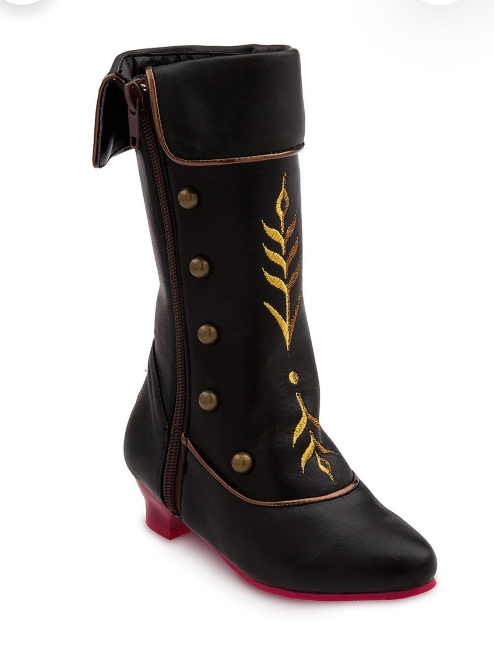 NWOT Disney Store Frozen 2 Anna Zip-up Boots Size 11/12